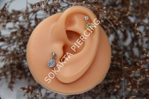 X18 - SALLANTILI TRAGUS - HELIX Silver