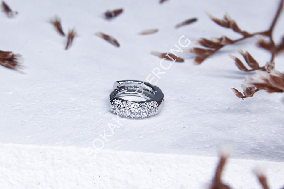 E208 - 6 MM HALKA Silver