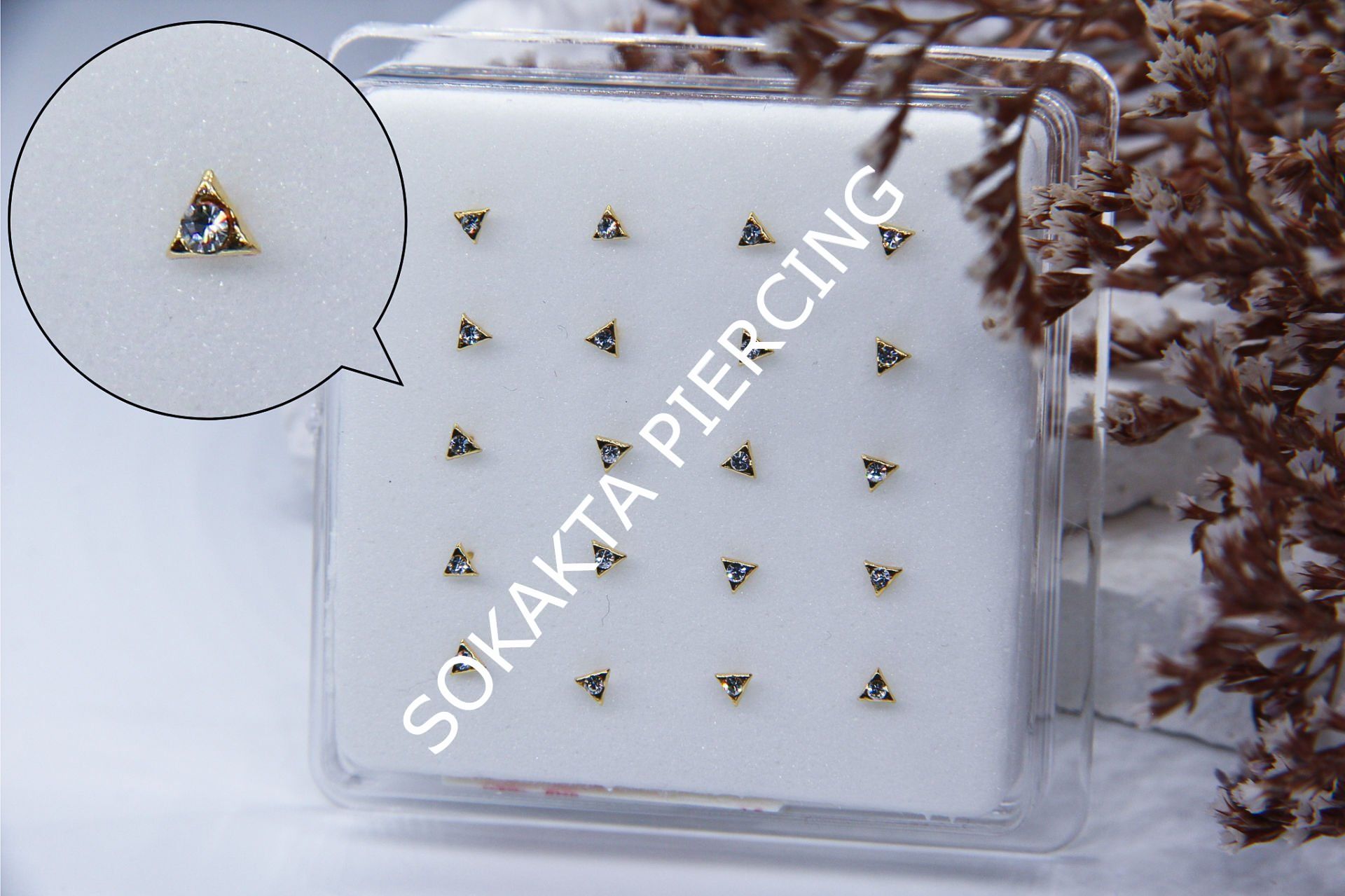 HZ381 - GOLD ÜÇGEN HIZMA