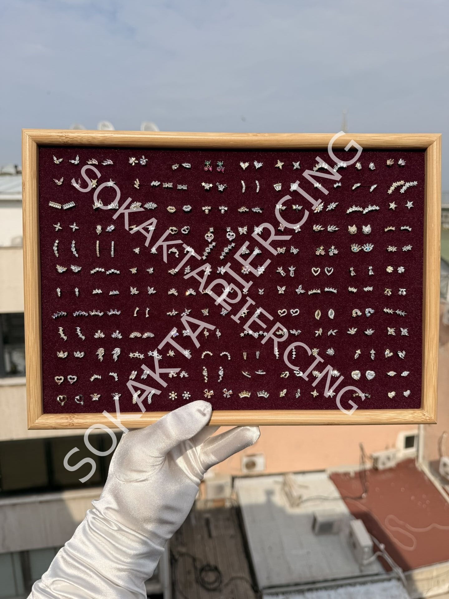 ARKASI DÜZ BORDO STAND 240 ADET