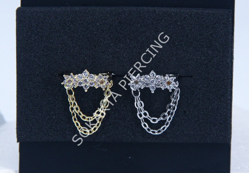 E187 - 8MM HALKA Silver