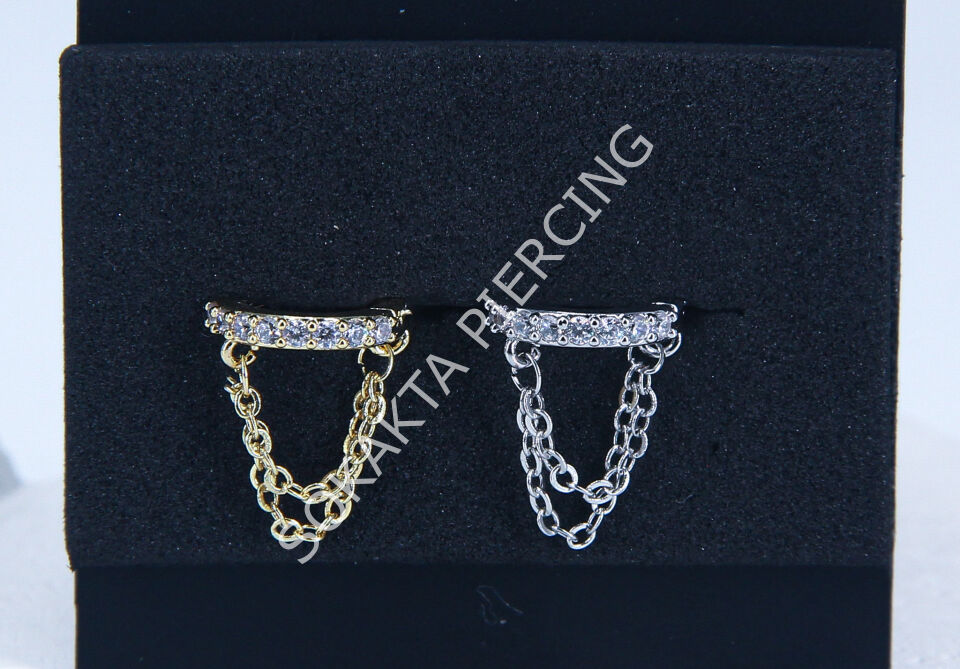 E188- 8MM HALKA Silver