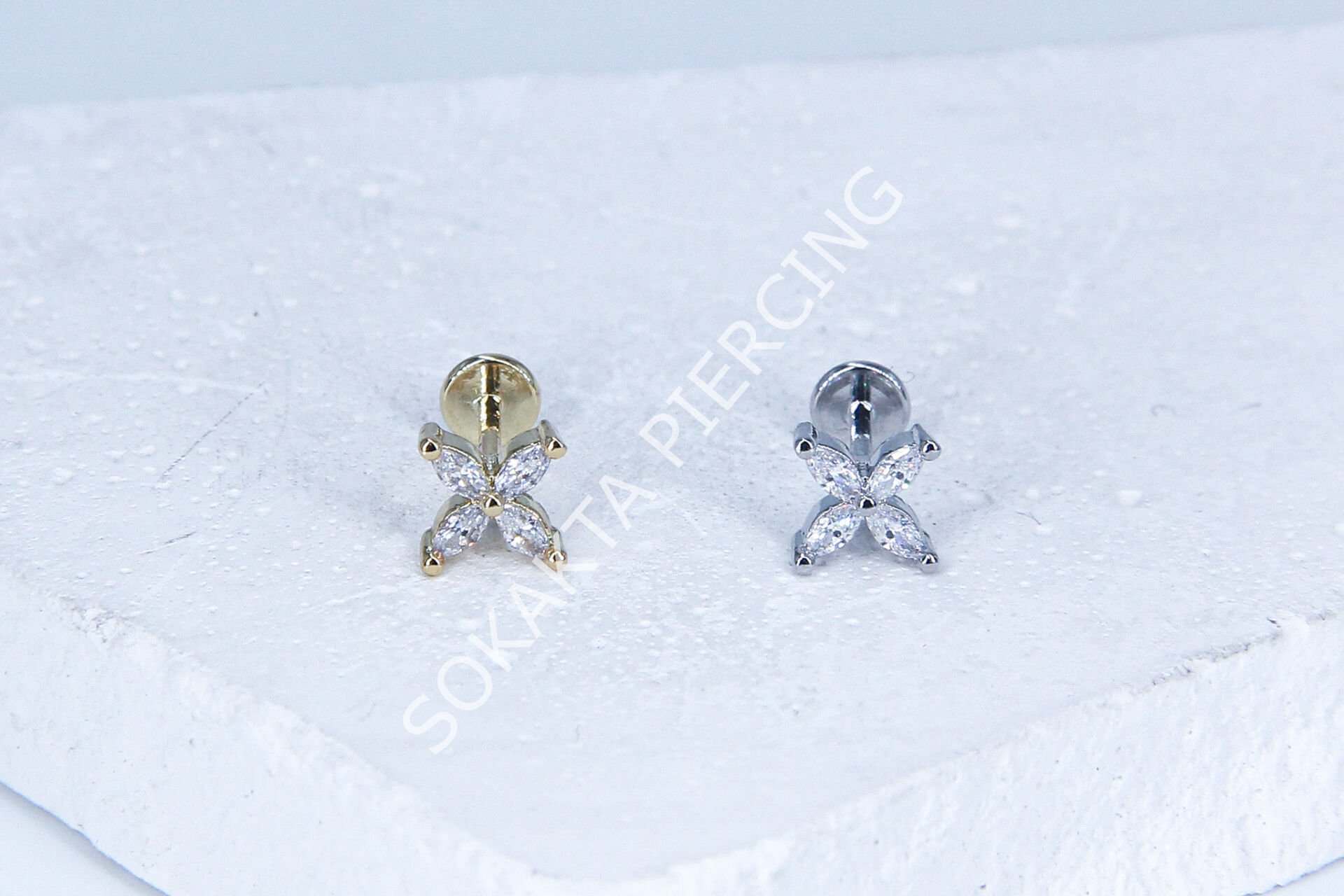 G54 - 6MM ARKASI DÜZ TRAGUS Silver
