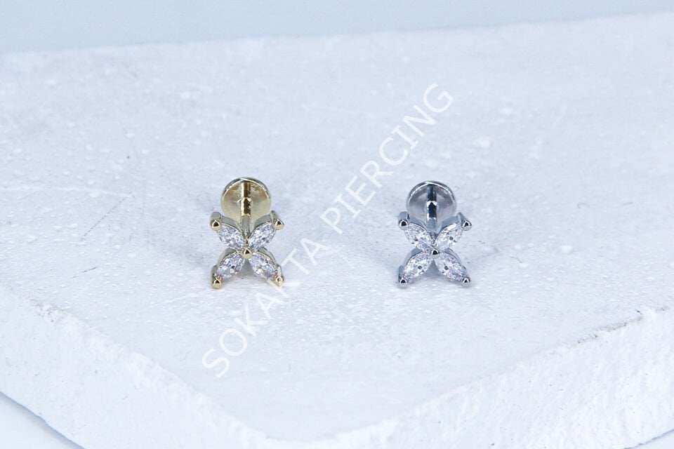 G54 - 6MM ARKASI DÜZ TRAGUS Silver