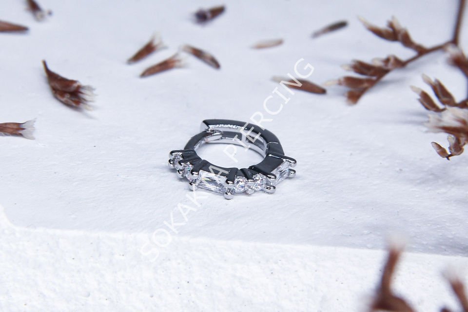 E298 -8 MM HALKA Silver