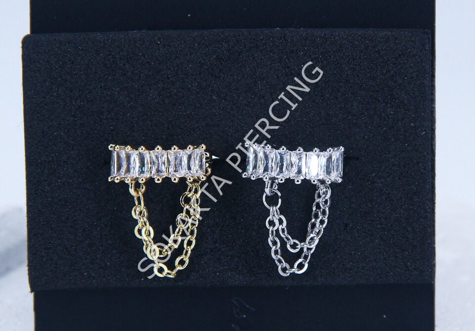 E171- 8MM HALKA Silver