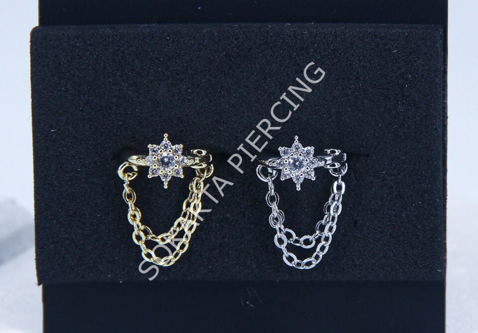 E173- 8MM HALKA Silver
