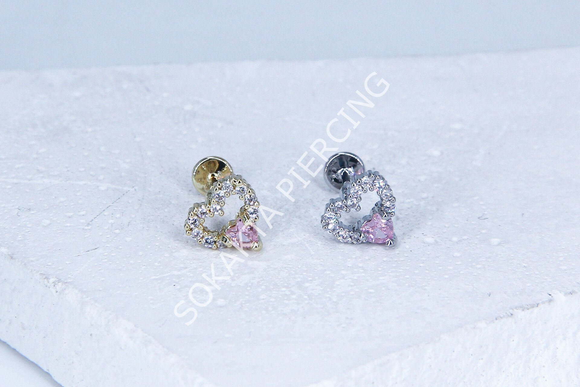 G61 - 6MM ARKASI DÜZ TRAGUS Silver