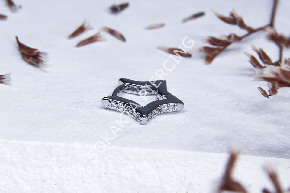 E162-2 - YILDIZ HALKA Silver