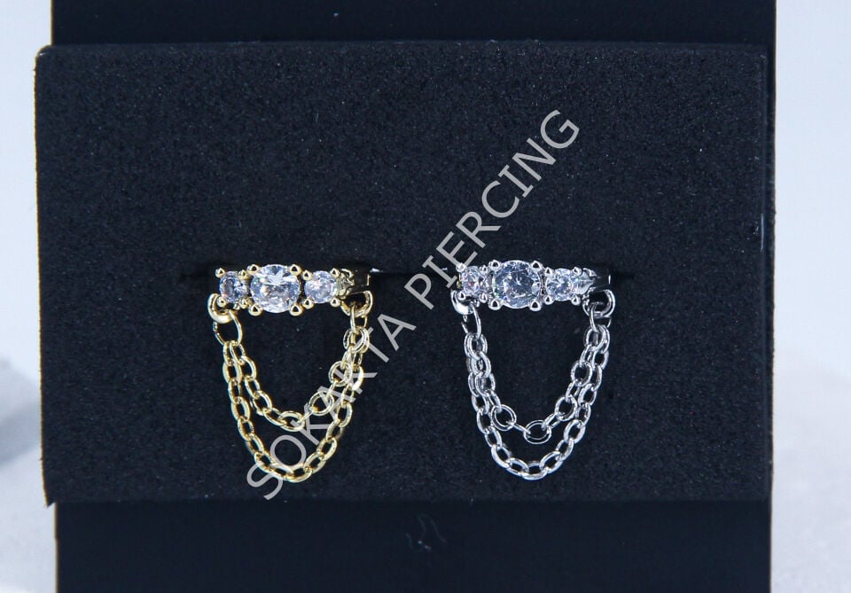 E174- 8MM HALKA Silver