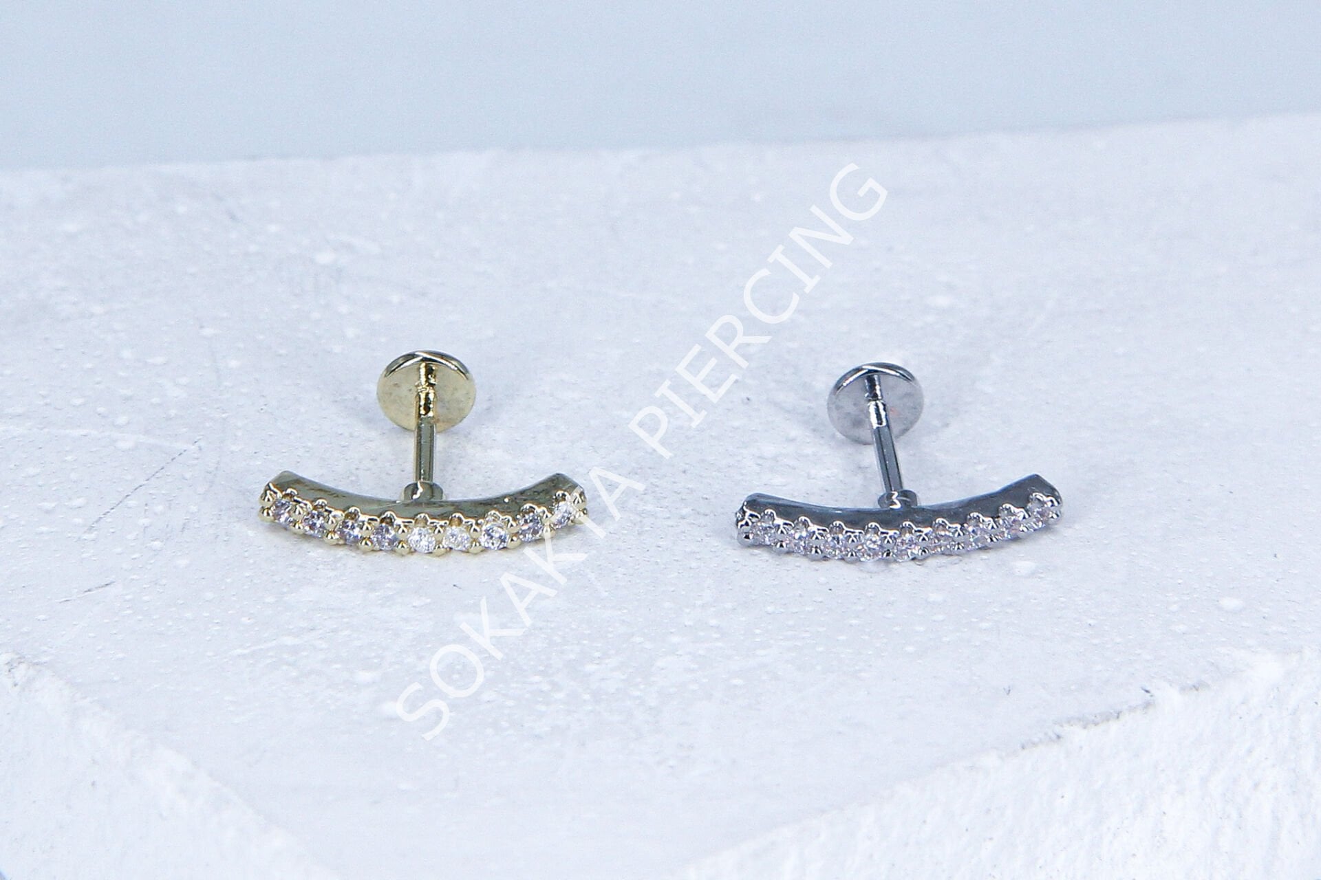 G67 - 6MM ARKASI DÜZ TRAGUS Silver