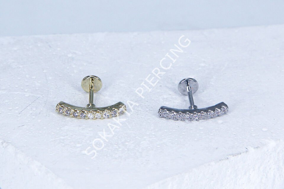 G67 - 6MM ARKASI DÜZ TRAGUS Silver