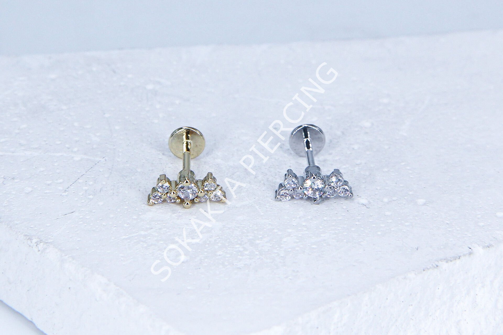 G69 - 6MM ARKASI DÜZ TRAGUS Gold