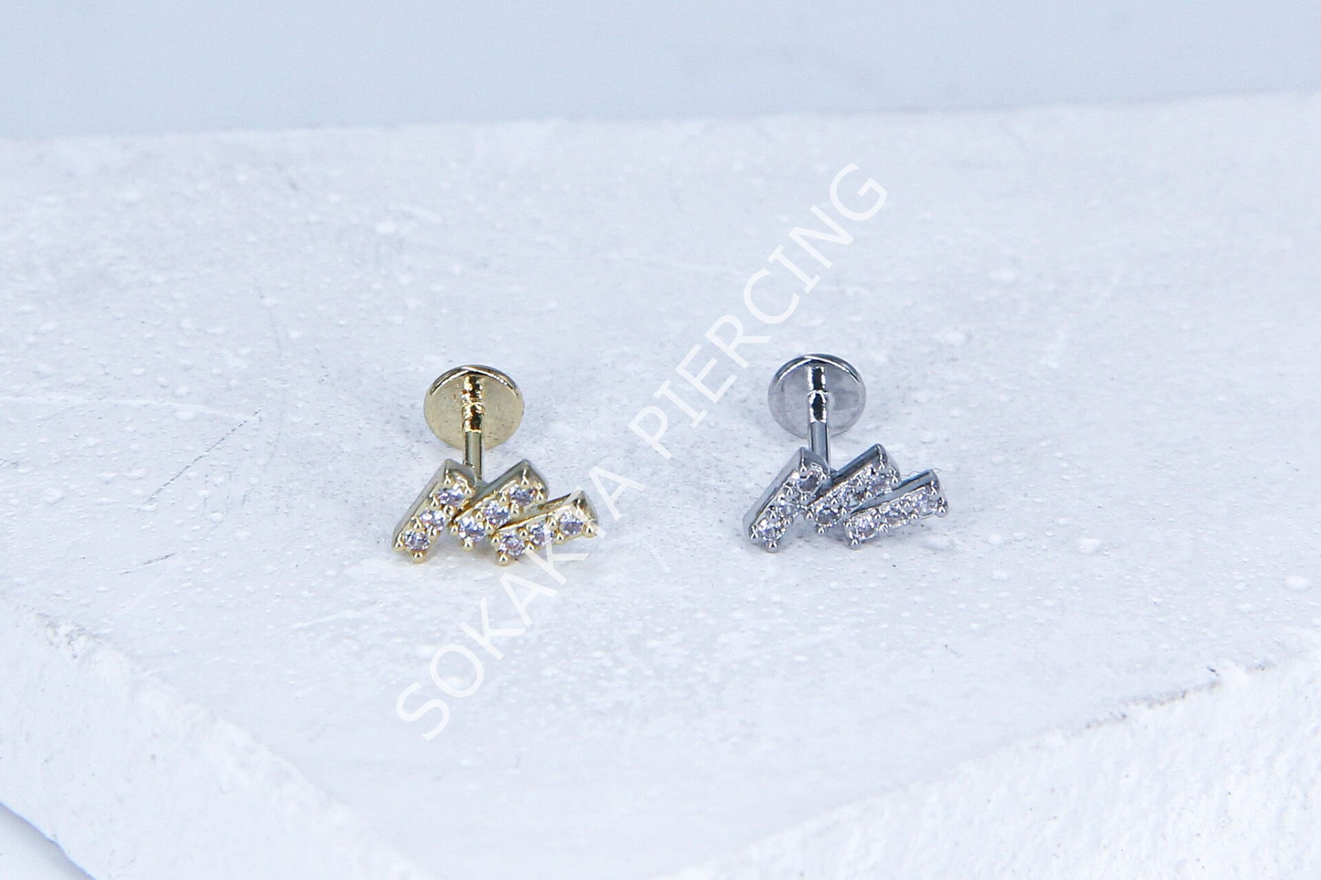 G77 - 6MM ARKASI DÜZ TRAGUS Silver