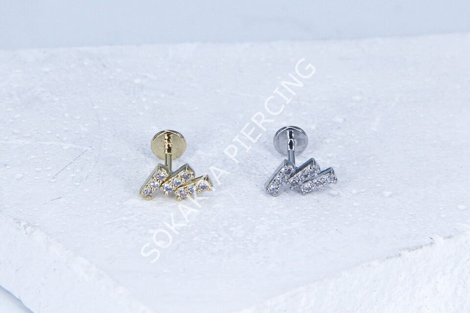 G77 - 6MM ARKASI DÜZ TRAGUS Silver