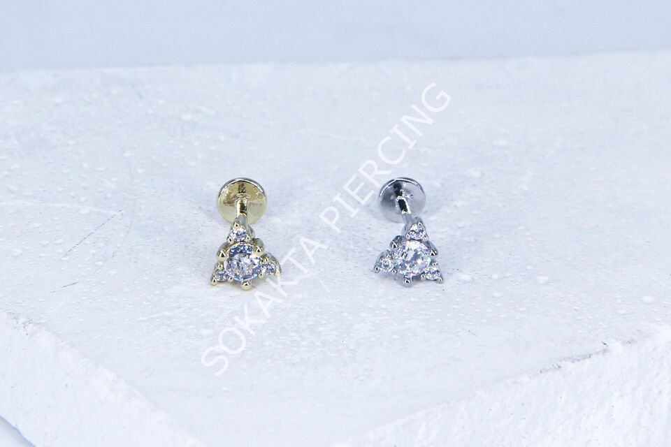 G80 -6MM  ARKASI DÜZ TRAGUS Silver