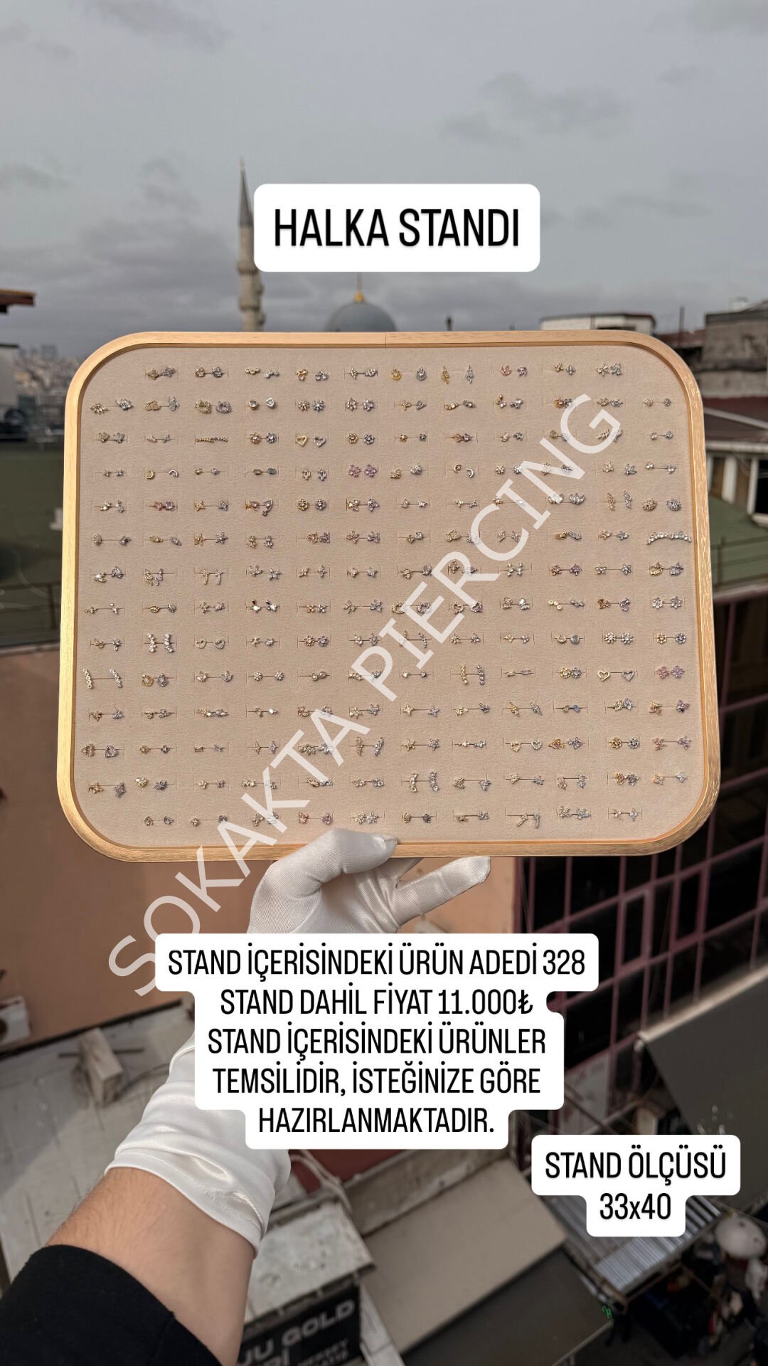 328 ADET HALKA STANDI