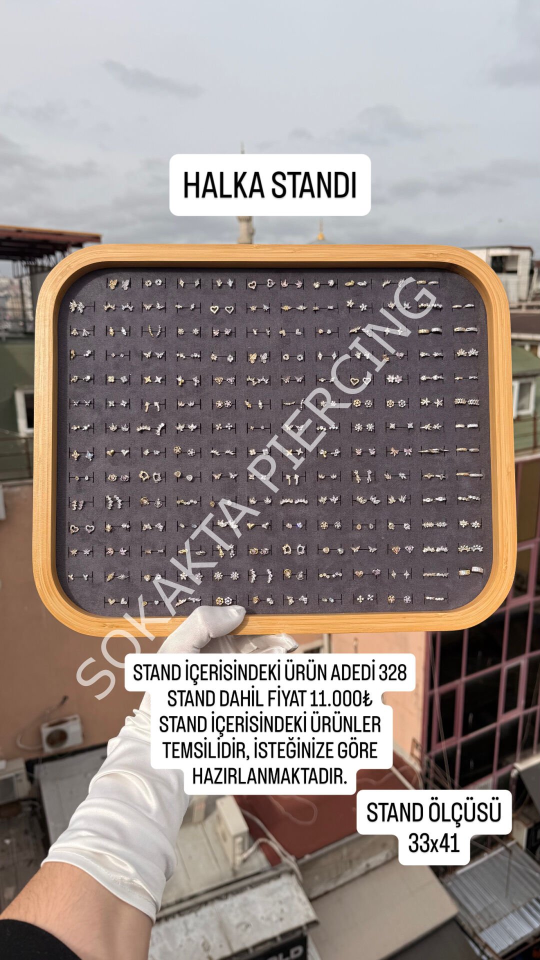 328 ADET HALKA STANDI