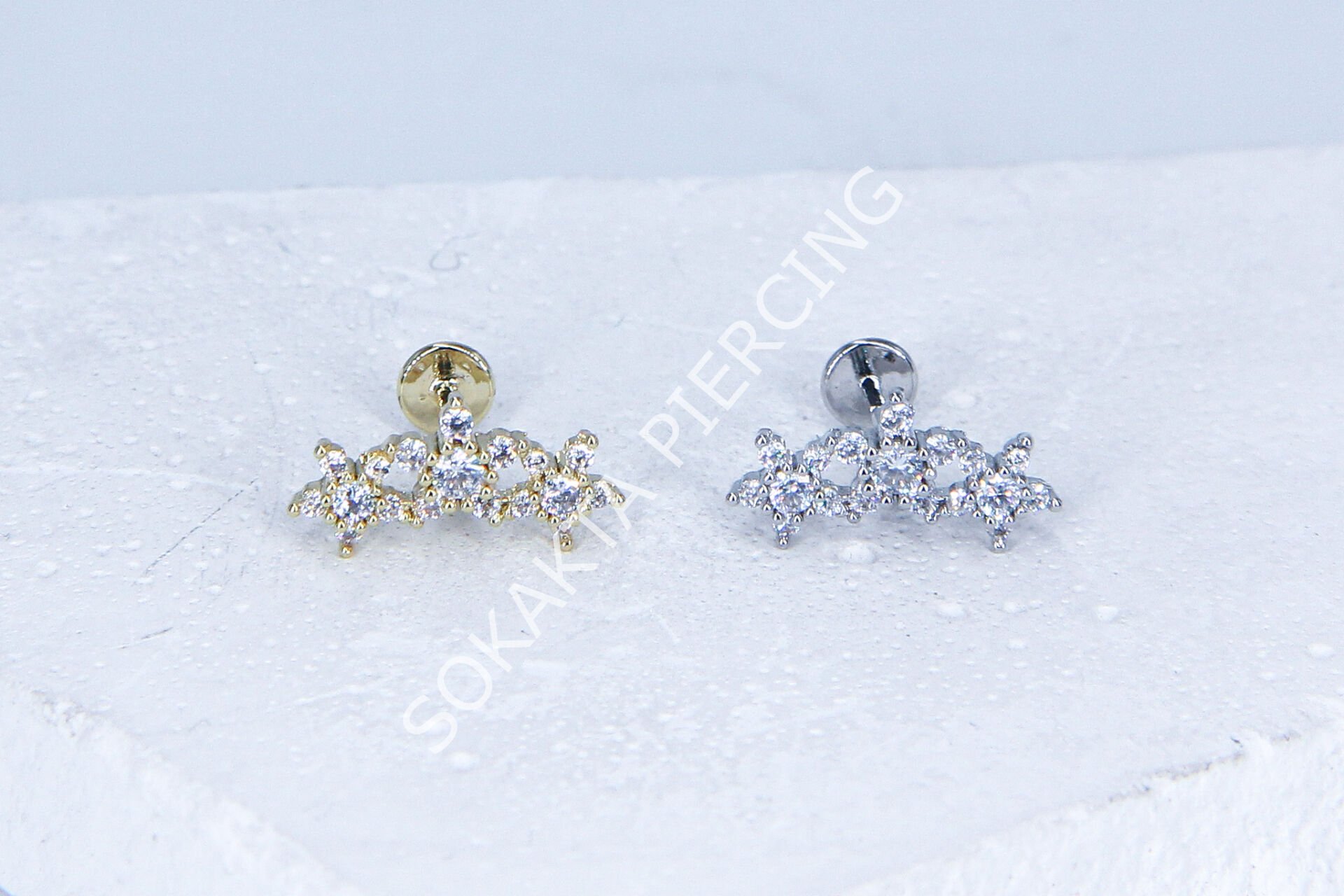 G85 -6MM ARKASI DÜZ TRAGUS Silver
