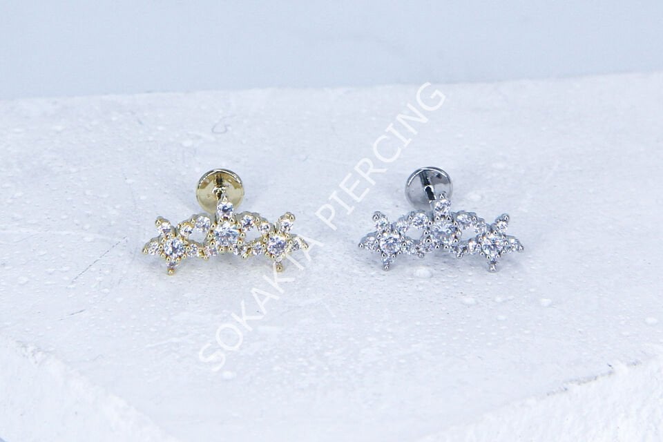 G85 -6MM ARKASI DÜZ TRAGUS Silver