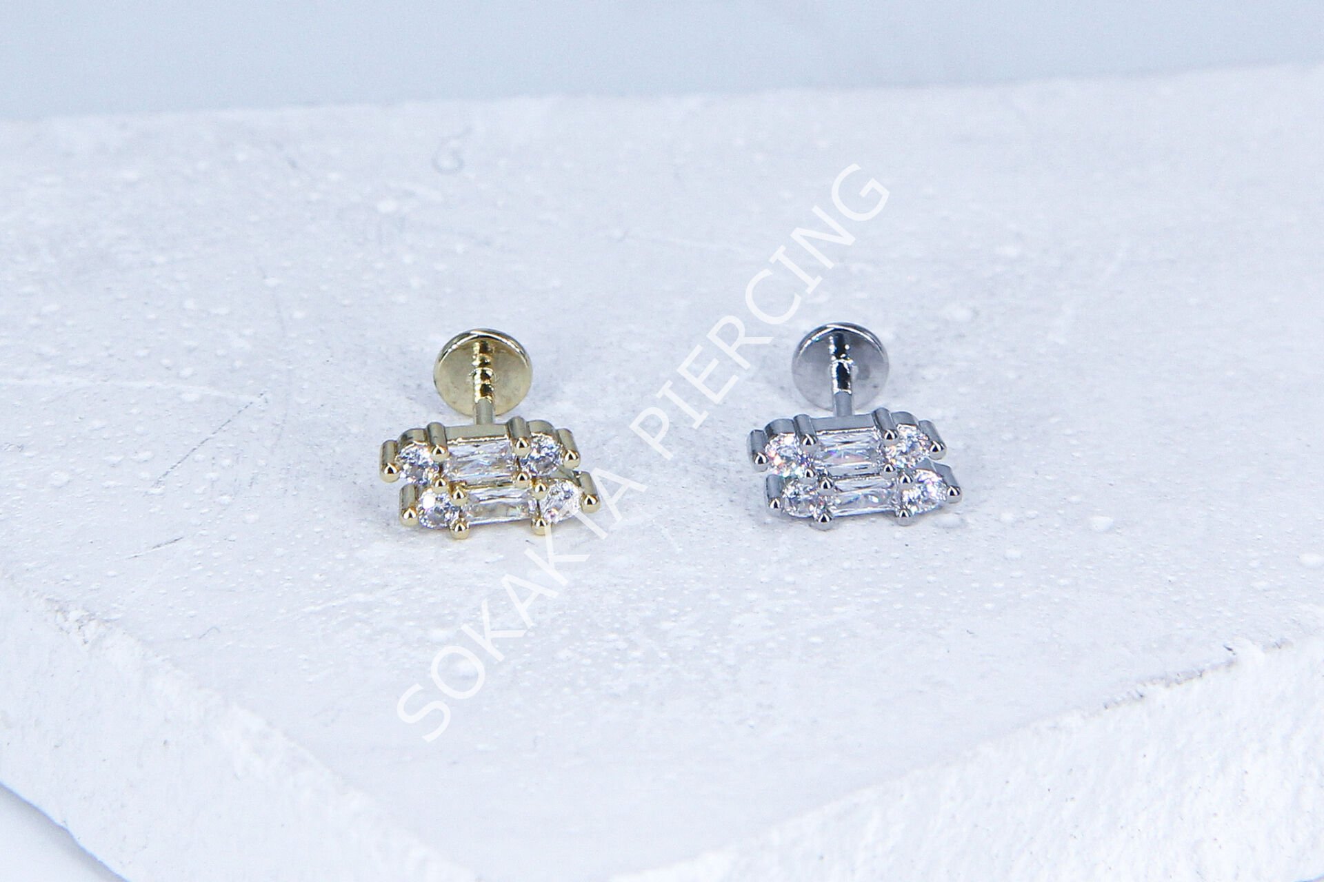 G86 -6MM ARKASI DÜZ TRAGUS Gold
