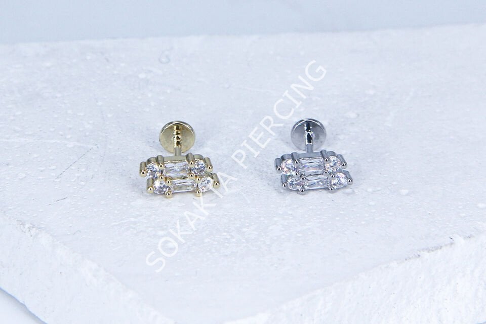 G86 -6MM ARKASI DÜZ TRAGUS Gold