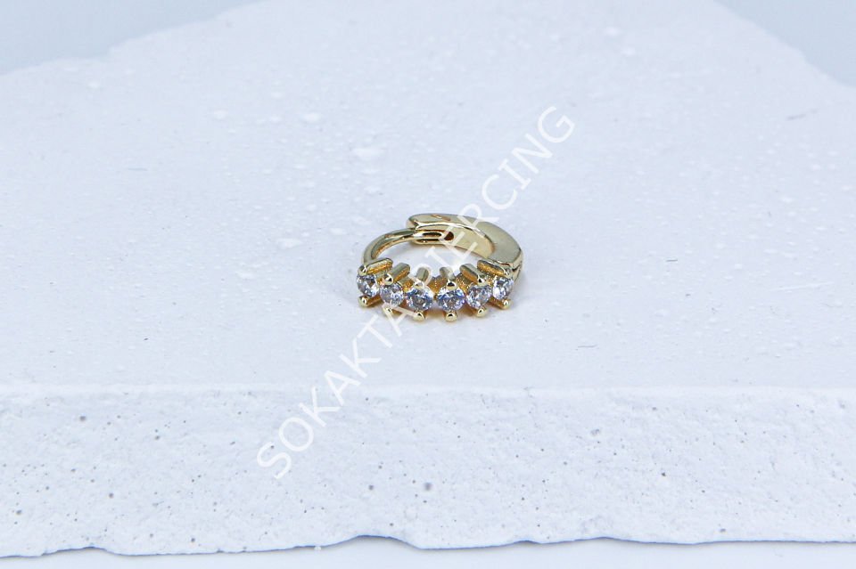 E198 - 8 MM HALKA Gold