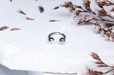 6 MM YARIM HALKA PİERCİNG Gold