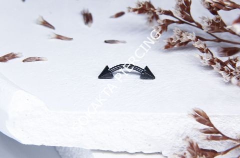 10 MM SPİKE KAŞ PİERCİNG Silver