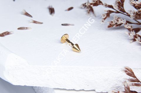 6 MM SPİKE PİERCİNG Silver