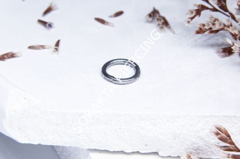 6 MM TAM TUR HALKA PİERCİNG Gold