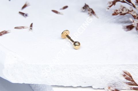 6 MM İLK DELİM PİERCİNG Gold