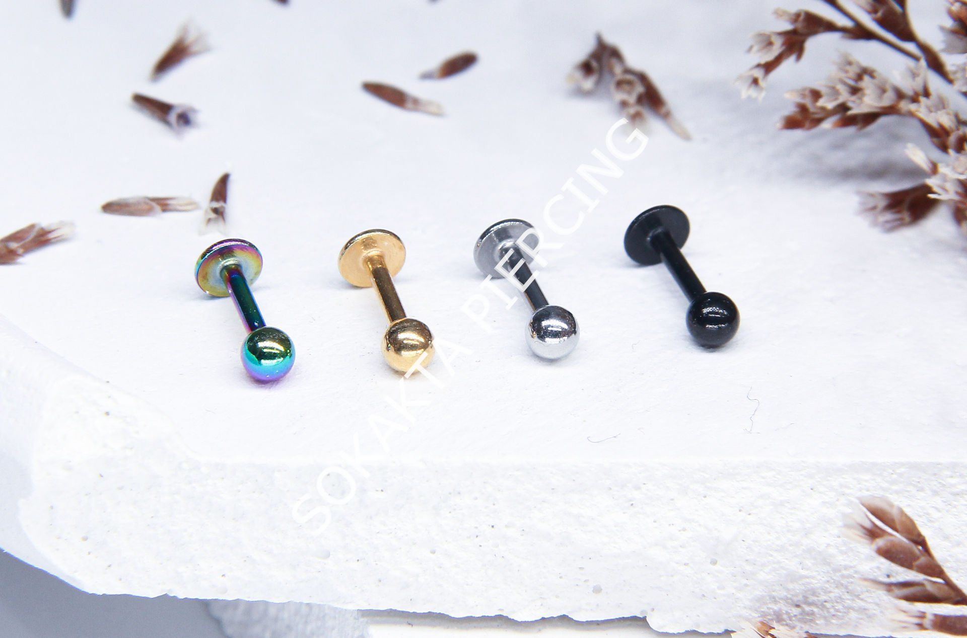 6 MM İLK DELİM PİERCİNG Gold
