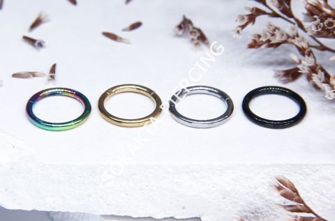 8 MM TAM TUR HALKA PİERCİNG Silver