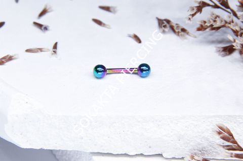 6 MM KAŞ PİERCİNG Silver