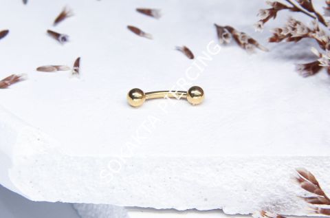 6 MM KAŞ PİERCİNG Silver