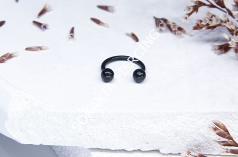 8 MM YARIM HALKA PİERCİNG Gold