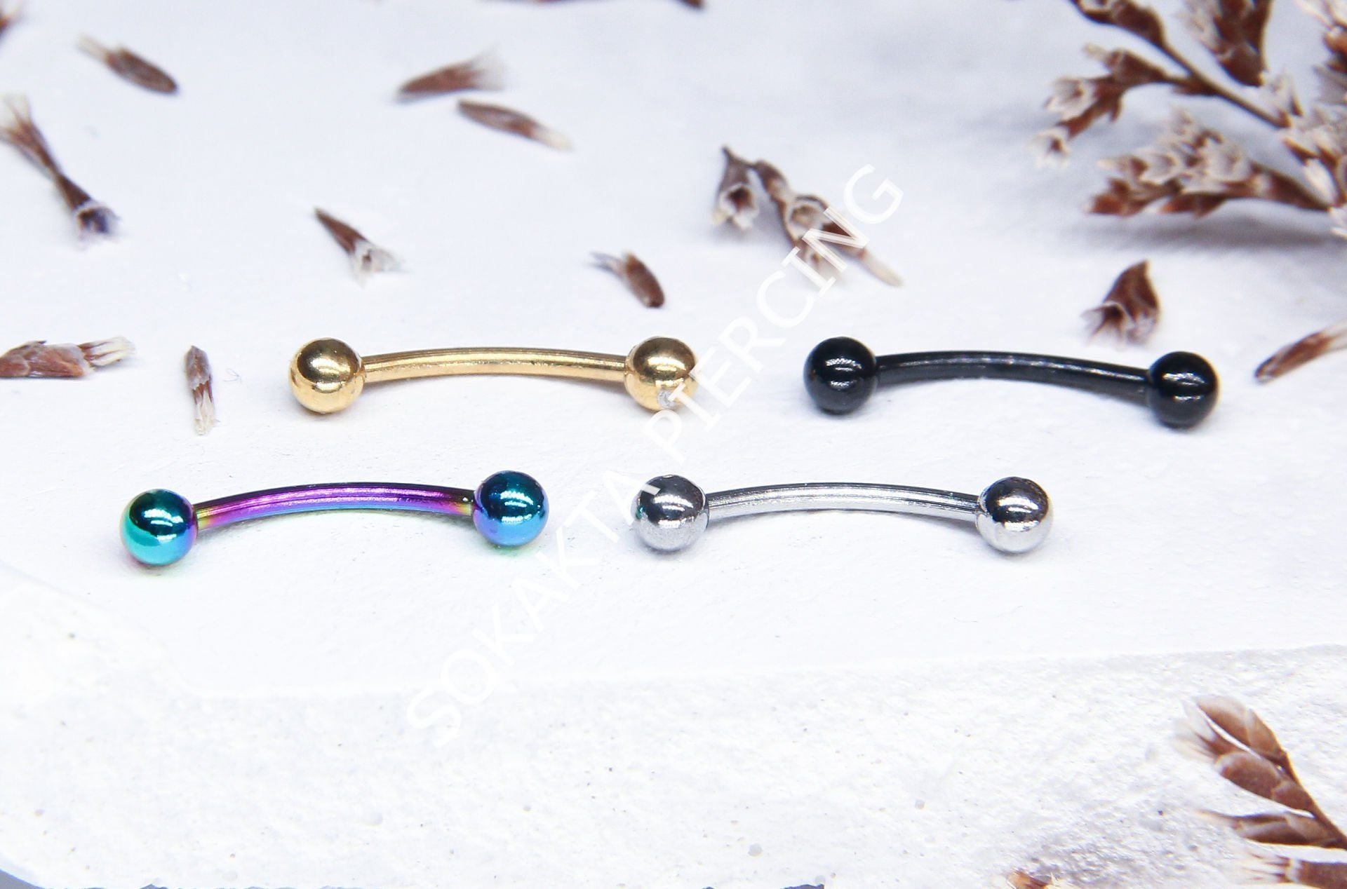 10 MM KAŞ PİERCİNG Gold