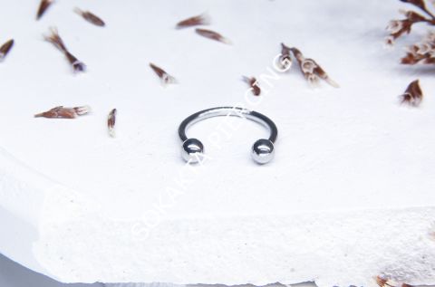 10 MM YARIM HALKA PİERCİNG Gold