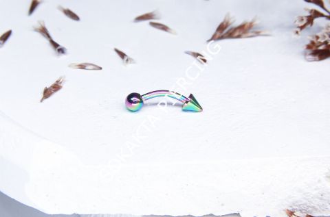 6 MM KAŞ PİERCİNG Gold