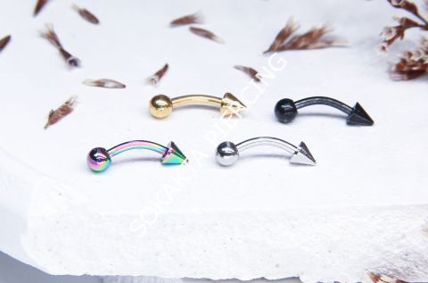 6 MM KAŞ PİERCİNG Silver