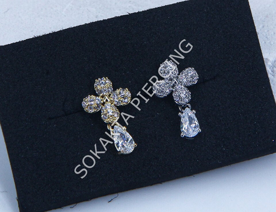 G96 - 6 MM ARKASI DÜZ TRAGUS Silver