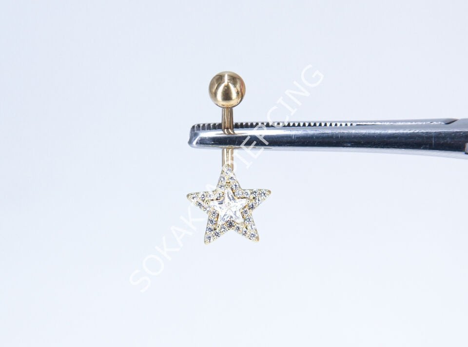 F112 - 113 - GÖBEK PİERCİNGİ