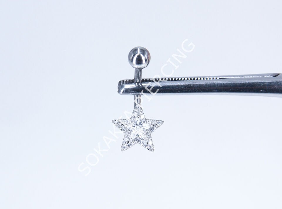 F112 - 113 - GÖBEK PİERCİNGİ