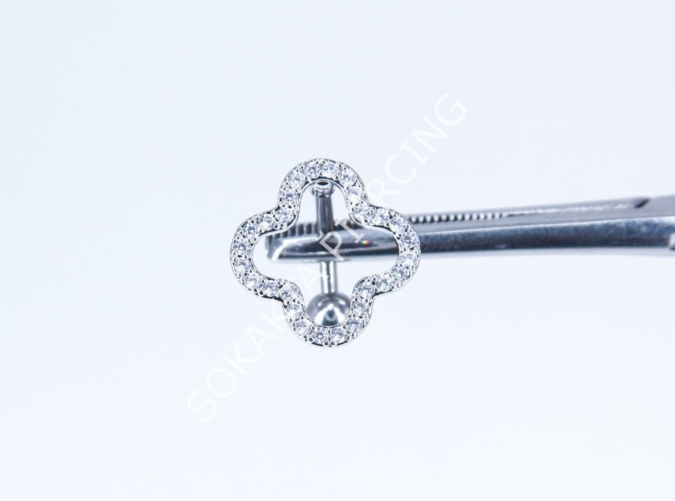 F129-130 - GÖBEK PİERCİNGİ Silver