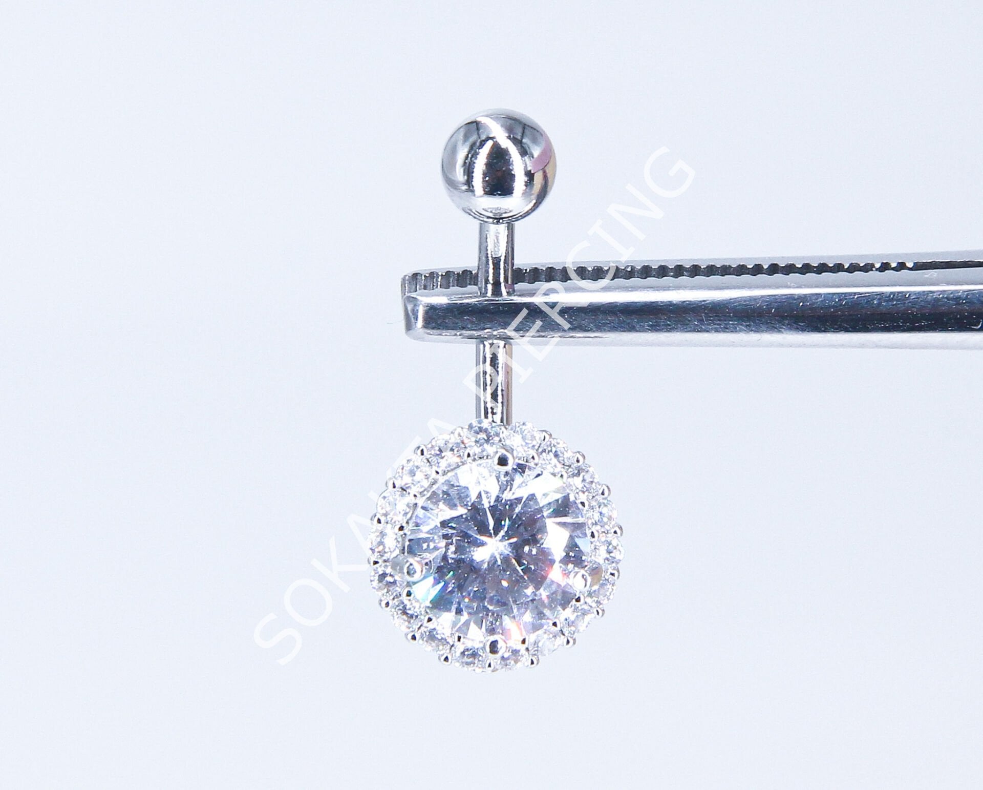 F57-58 GÖBEK PİERCİNGİ Silver