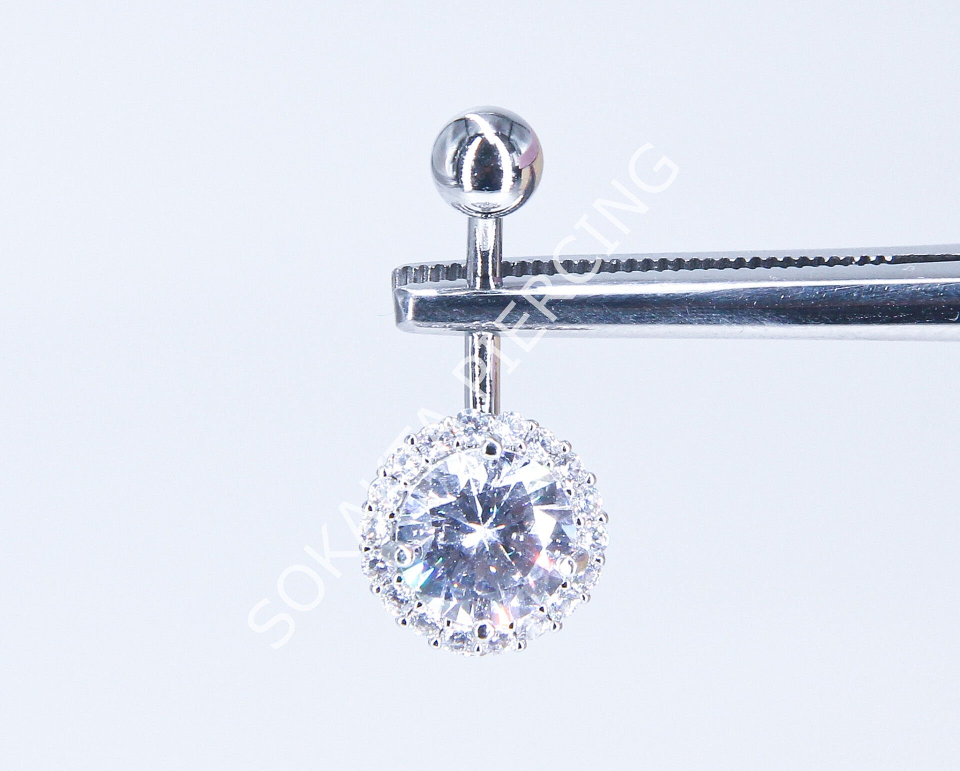 F57-58 GÖBEK PİERCİNGİ Silver