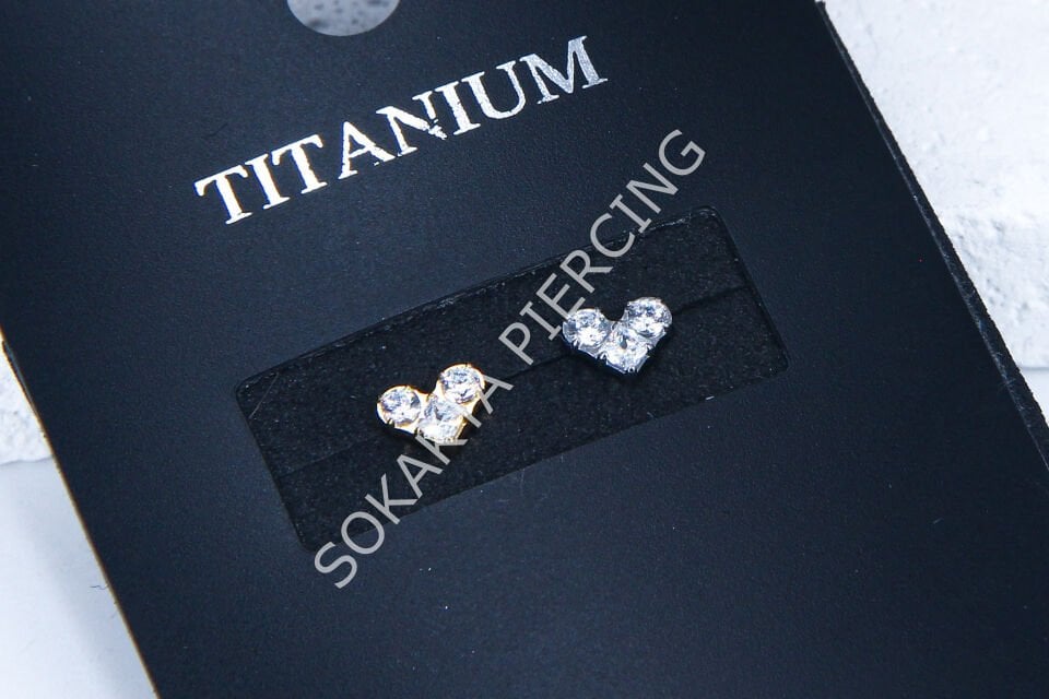 M137-138 - TITANIUM Silver