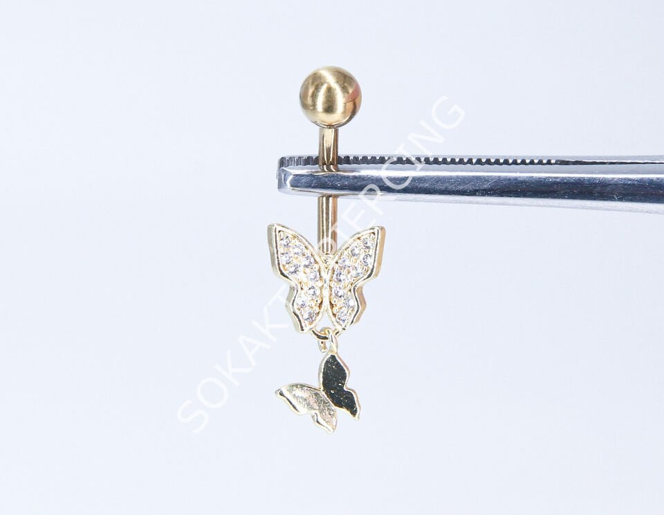 F-51 GÖBEK PİERCİNGİ Silver