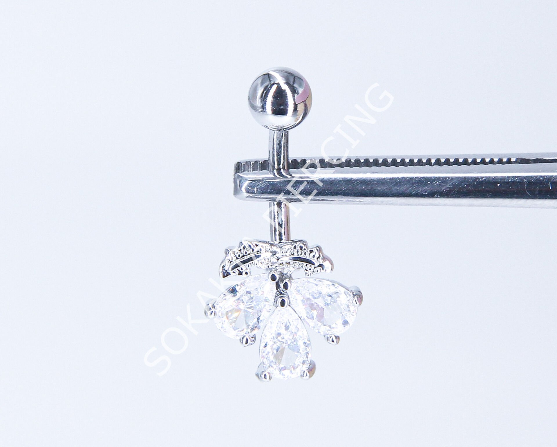 F46-47 GÖBEK PİERCİNGİ Silver